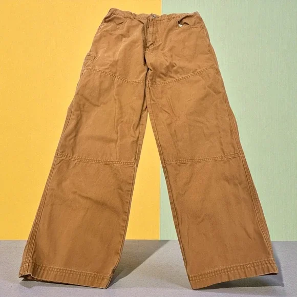 REI Men's Tan Canvas Double Knee Utility Work Pants Size 34x30 - Picture 13 of 13